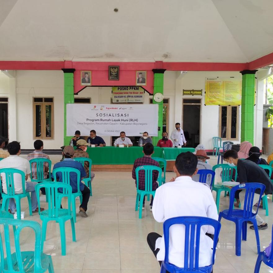 EMCL Sosialisasikan Program Patra Daya Rumah Layak Huni Desa Begadon